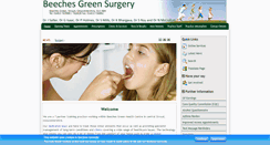 Desktop Screenshot of beechesgreensurgery.co.uk